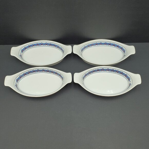 Manor House Individual Au Gratin Dishes Small Oval Casserole Dishes - Picture 3 of 10
